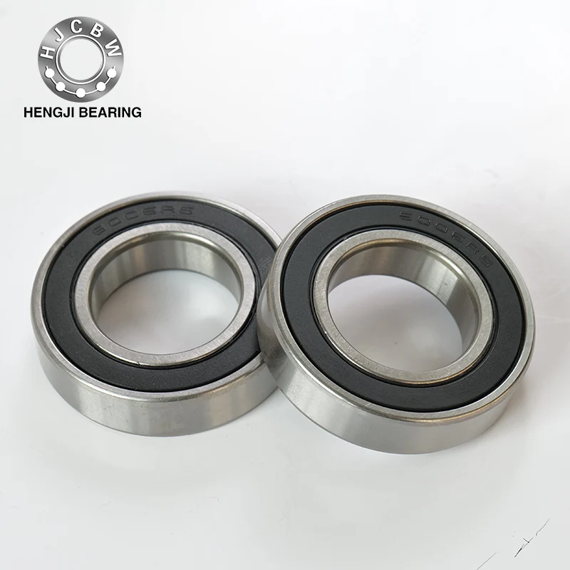6006RS Single Row Deep Groove Ball Bearings with Filling Slots
